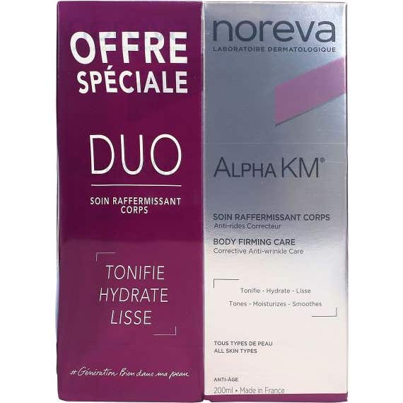 Noreva Alpha Km Cuidado Corporal Reafirmante 2x200ml