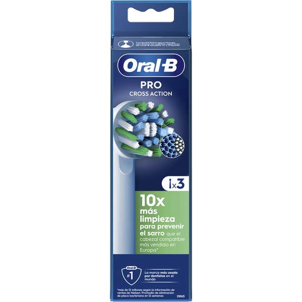 Oral-B CrossAction recambios 3 uds