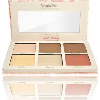 Viva la Diva Cream Contour Palette Light Medium 18 g