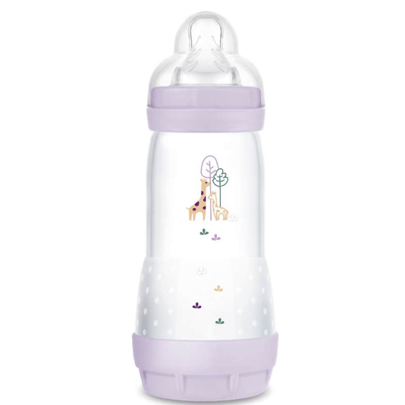 Mam Easy Start Nature Biberón Tetina Flujo 3 Lila 320ml 1ud