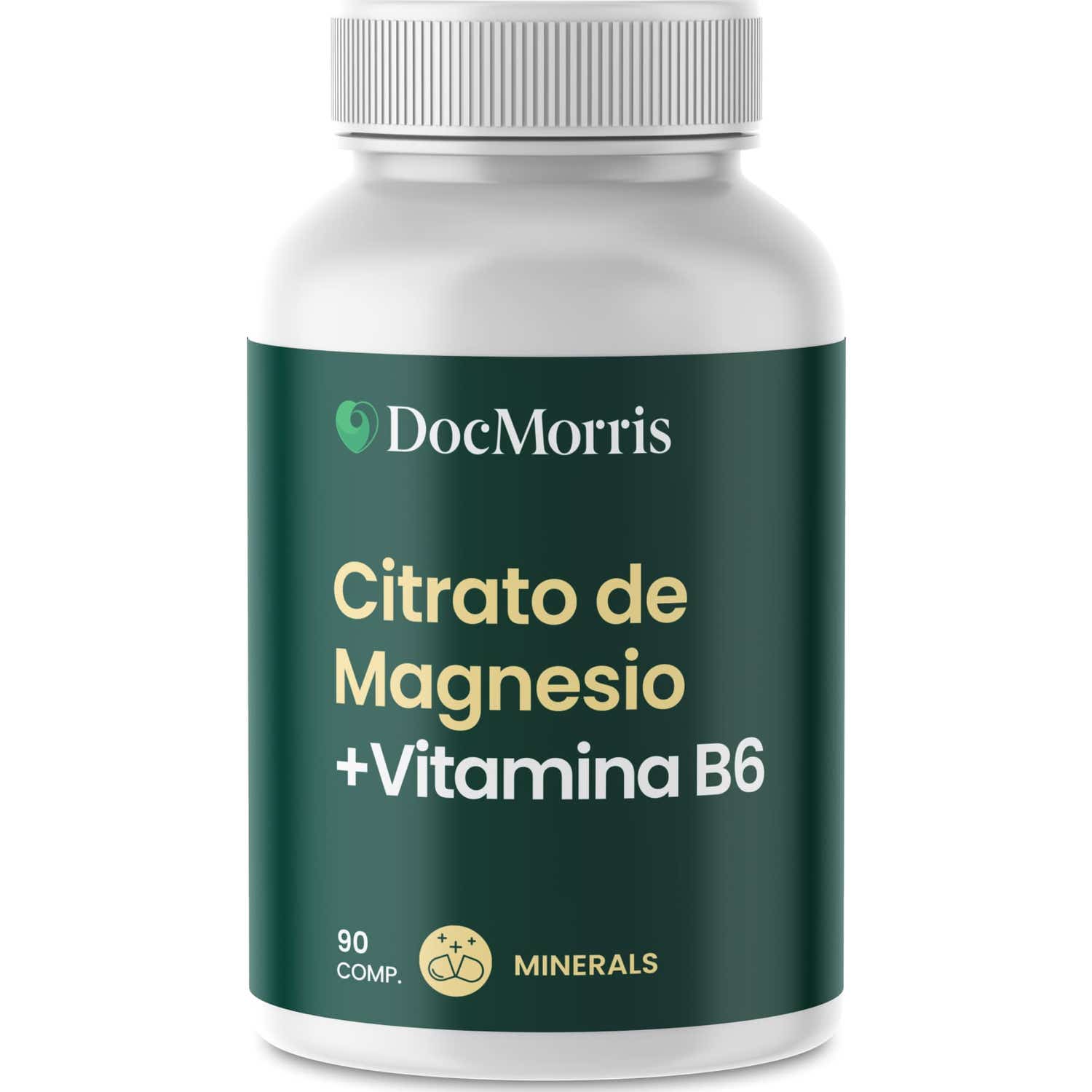 DocMorris Citrato de Magnesio + Vitamina B6 90comp