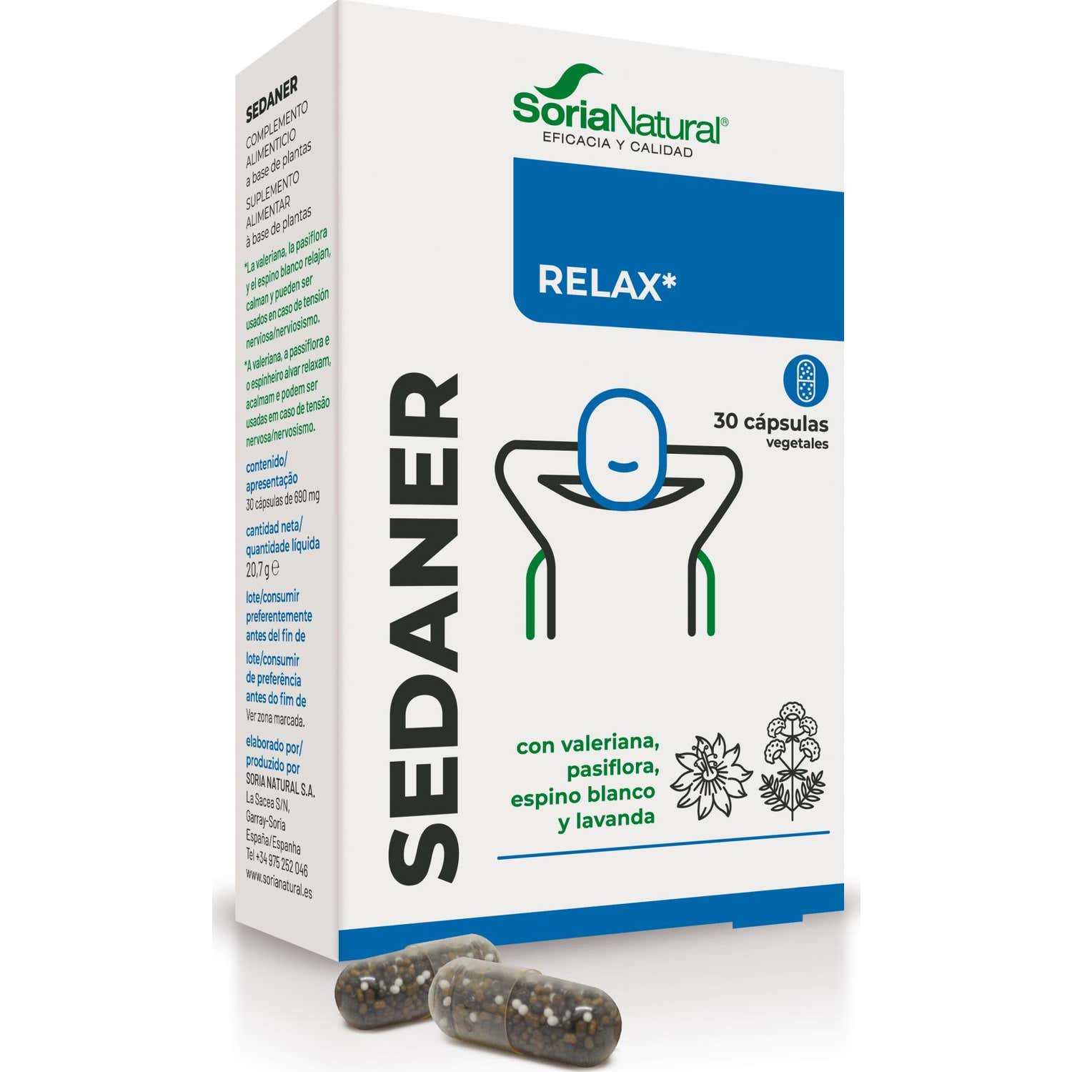 Soria Natural Sedaner 30caps