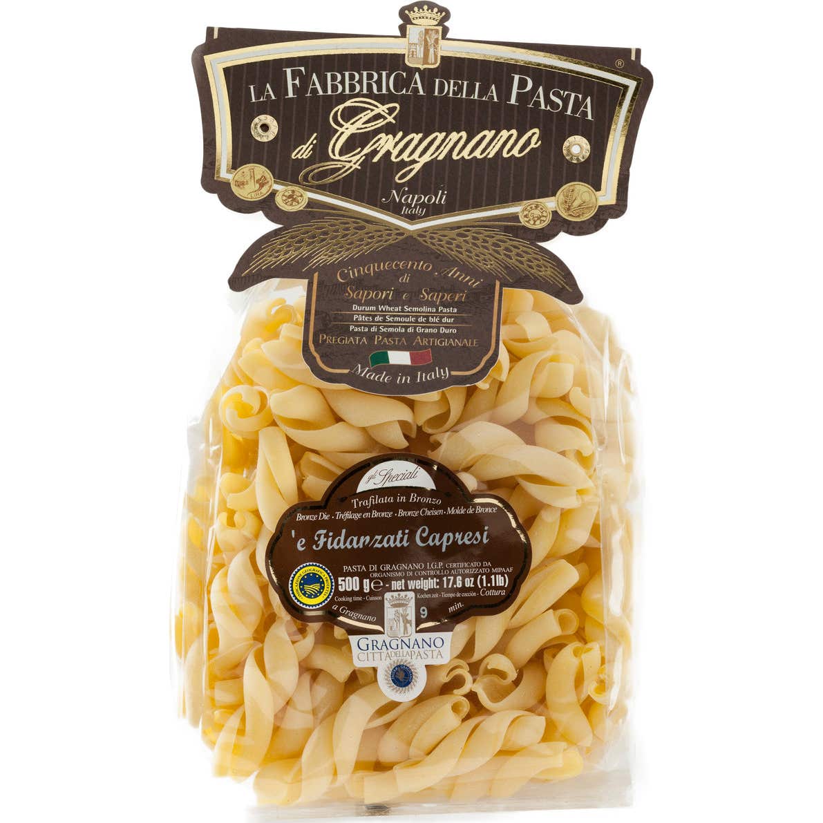 La Fabbrica della Pasta di Gragnano Fidanzati Capresi 500g de LA FABBRICA PASTA GRAGNANO | Natural Doctor