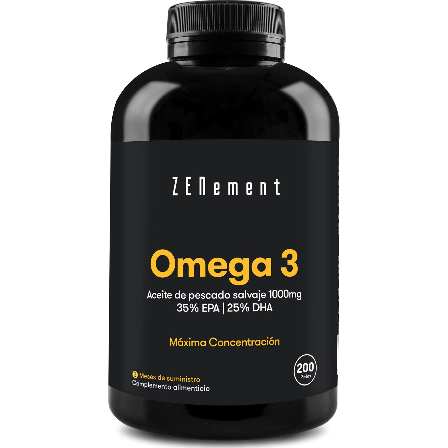 Zenement Omega 3 1000mg Aceite Pescado Salvaje 200 perlas