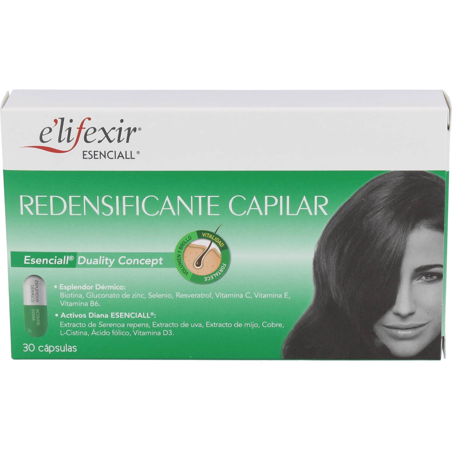E'lifexir redensificante capilar 30cáps | Natural Doctor