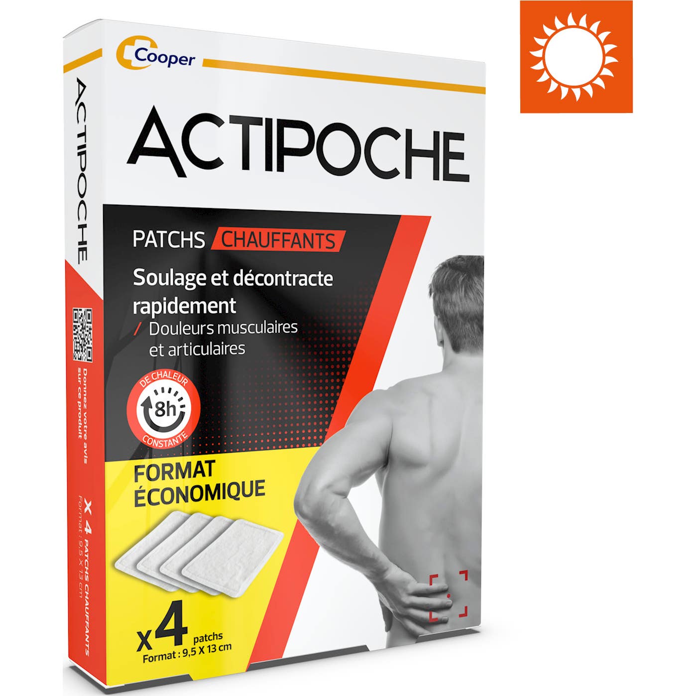 Actipoche Parches Calefactantes 4uds 9,5x13cm