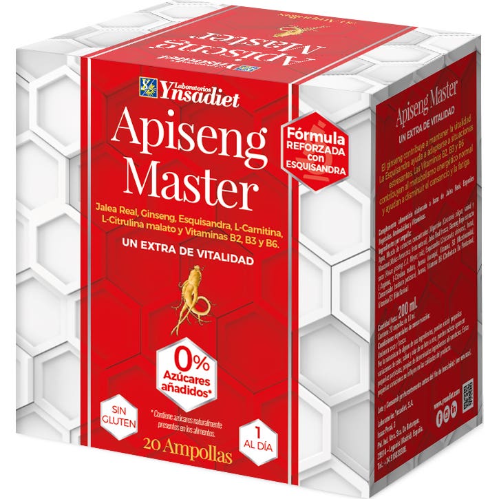 Ynsadiet Apiseng Master 20 Ampollas