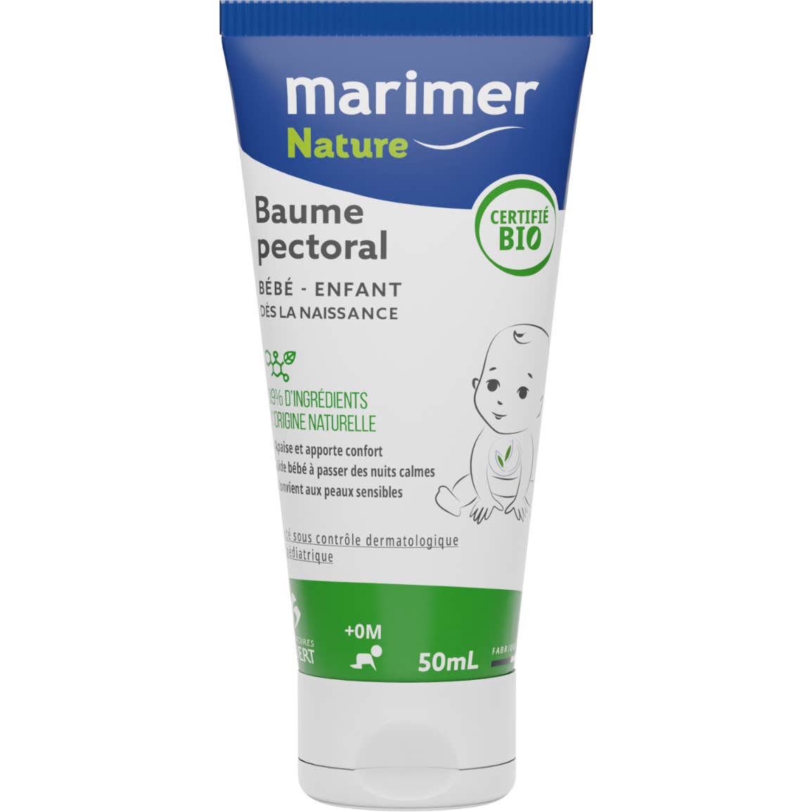 Marimer Nature Bálsamo Pectoral Bebés y Niños Bio 50ml