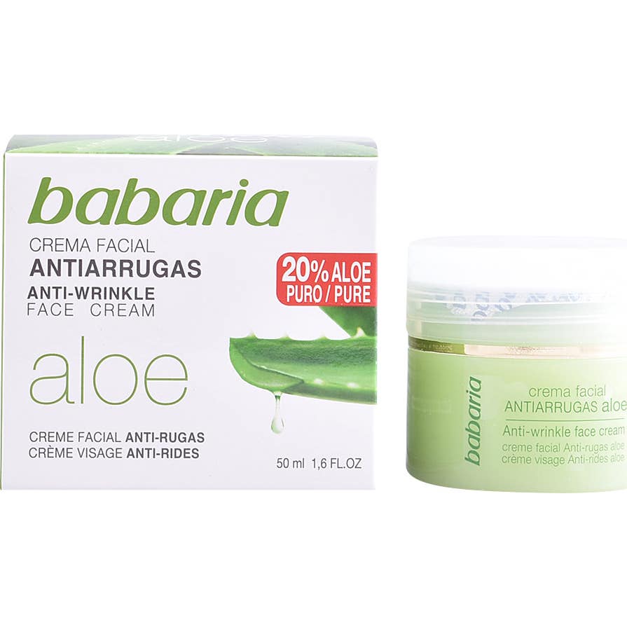 Babaria Crema Facial Antiarrugas Aloe Vera 50ml