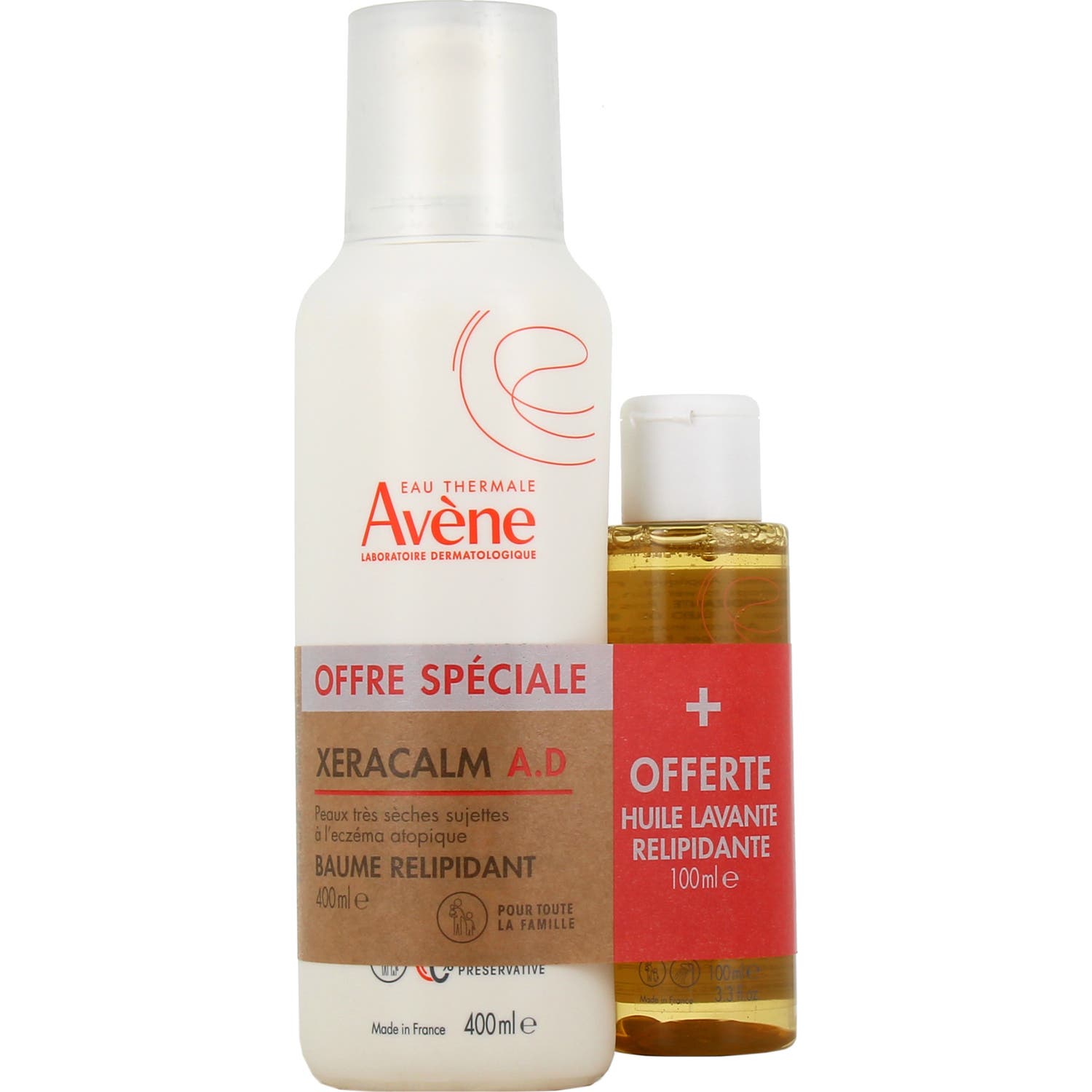 Avene Set Xeracalm Ad Bálsamo 400ml + Xeracalm Aceite 100ml