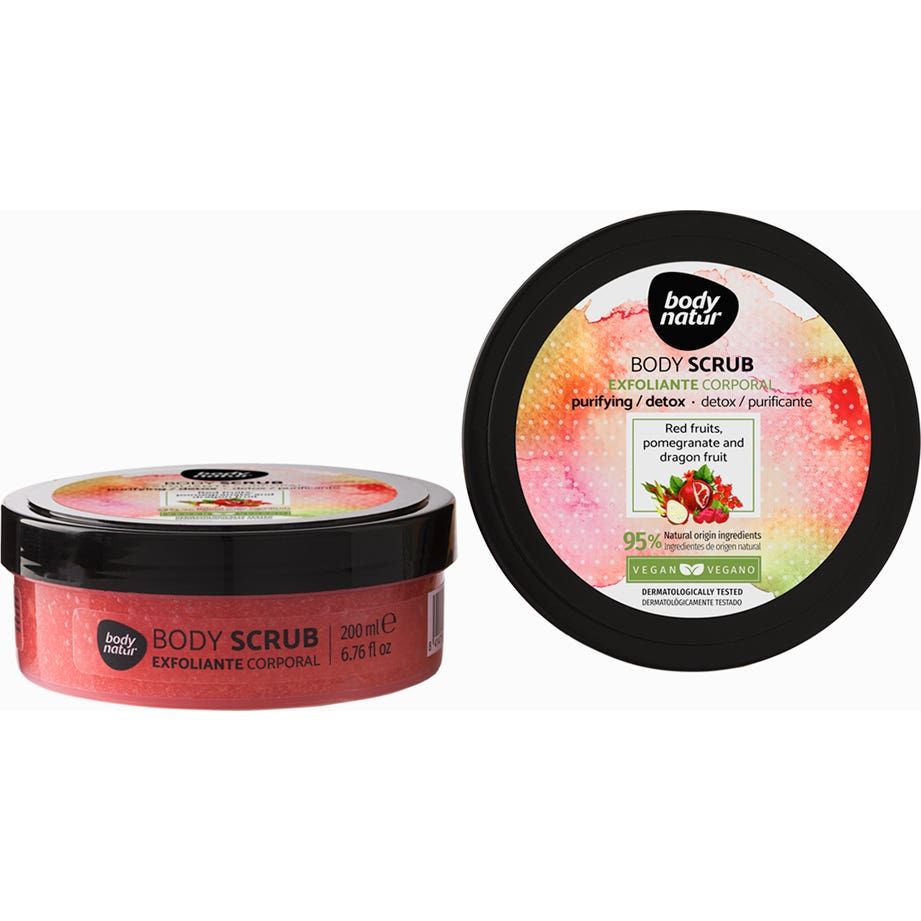 Body Natur Body Scrub Exfoliante Corporal Frutos Rojos Granada 200ml