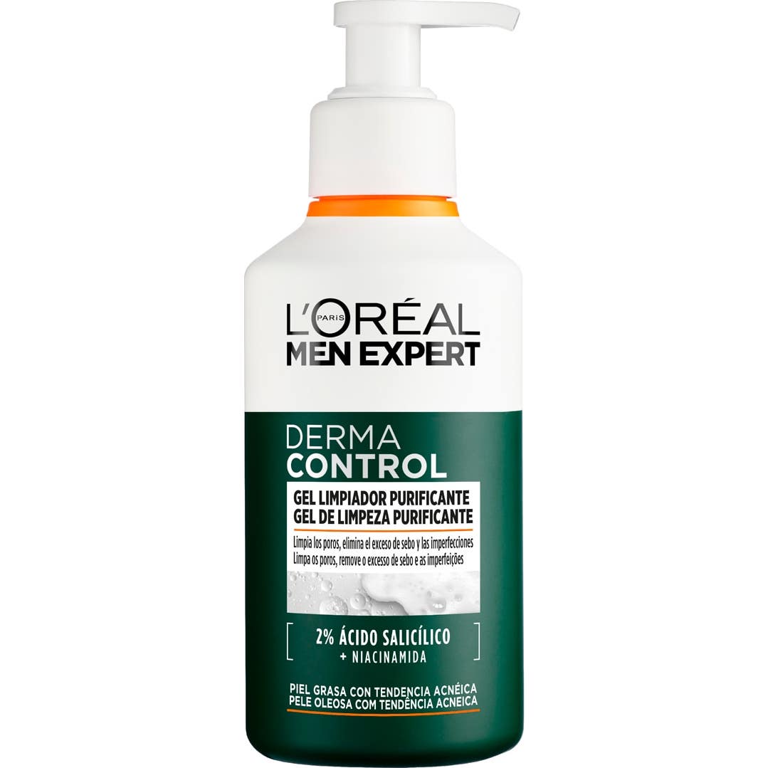 'L''Oréal Men Expert Derma Control Gel Limpiador Purificante 260ml'