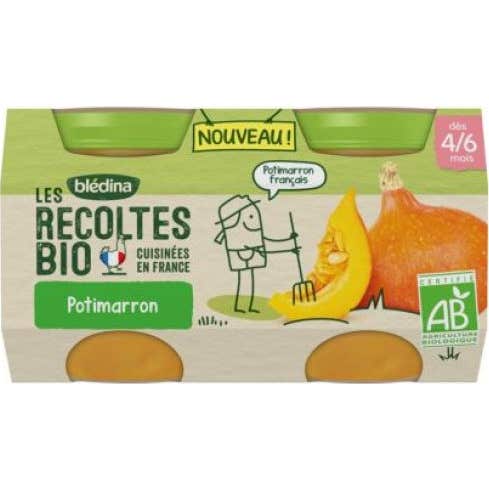 Calabaza Ecológica Blédina en Tarro Pequeño 2 X130 g