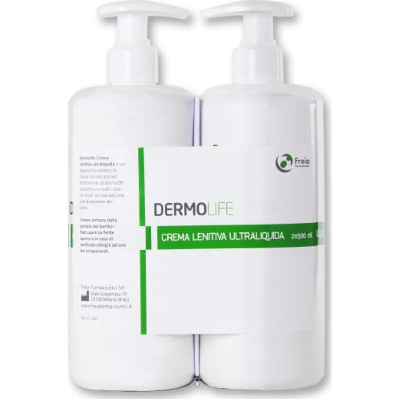 Freia Farmaceutici Dermolife Ultraliquida Crema Calmante 2x500ml