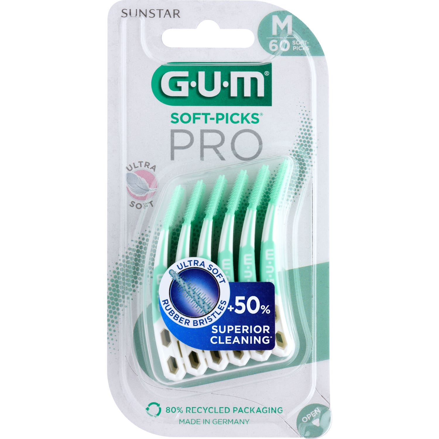 GUM Soft-Picks Pro Medium 60uds