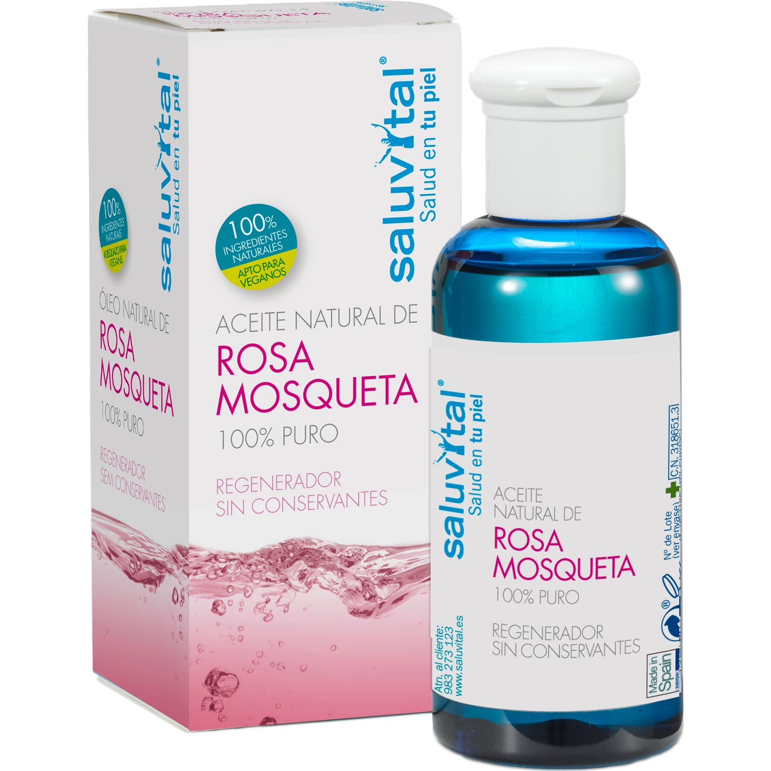 Saluvital aceite rosa mosqueta 100ml
