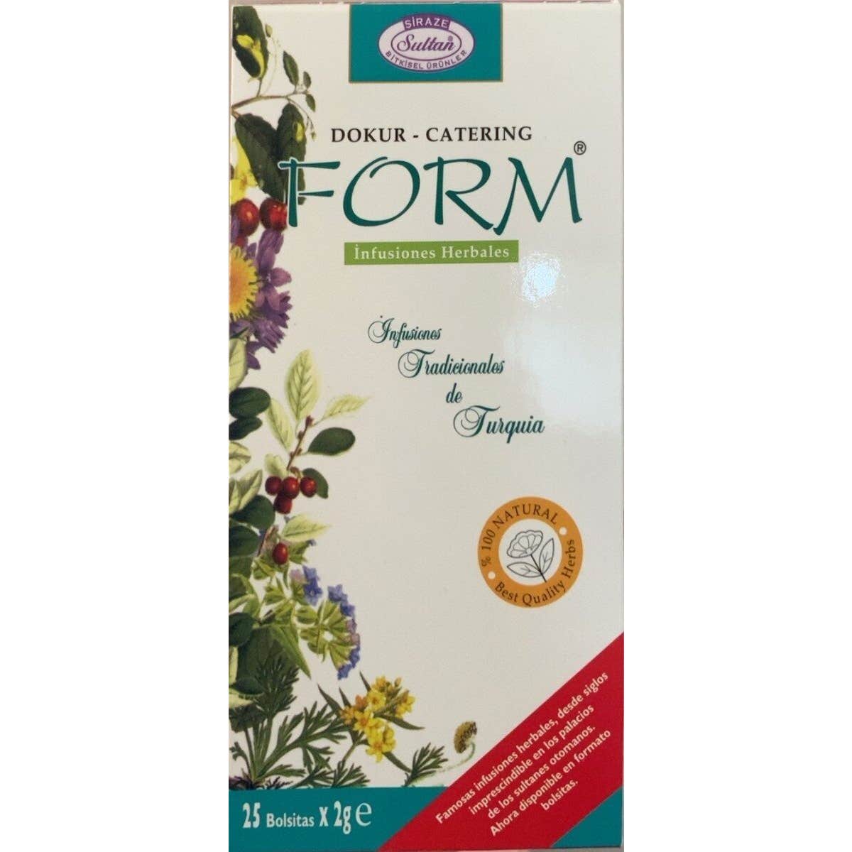 Form Té Turco 23 Plantas 25 Sobres