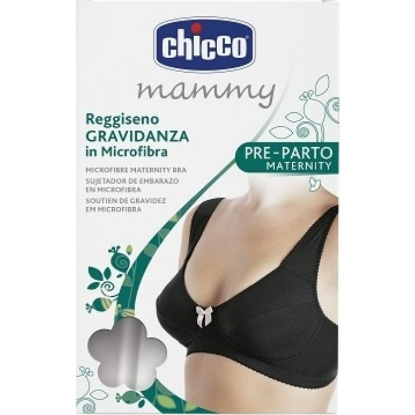 Chicco Mammy Sujetador de Embarazo Microfibra Negro 3C 1ud