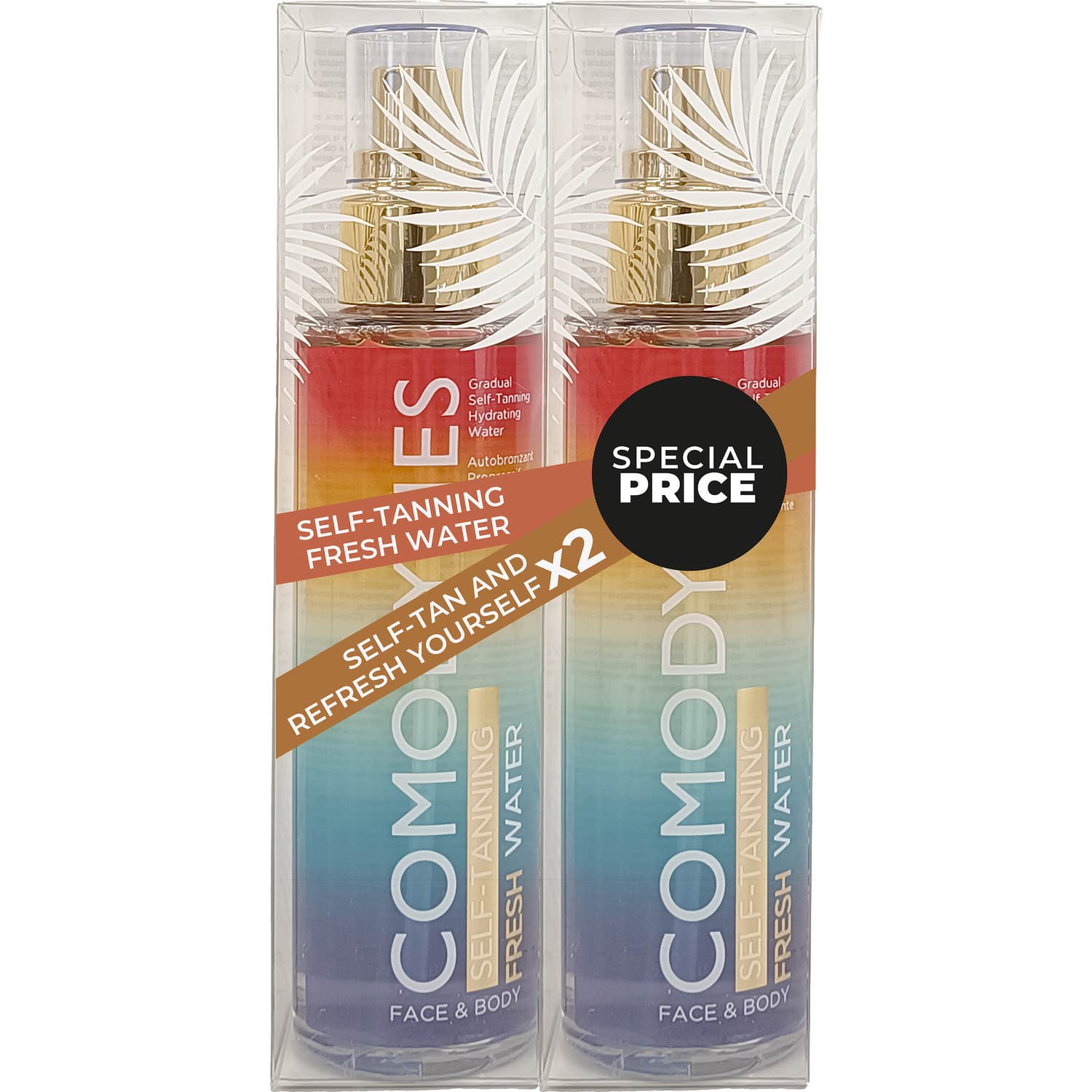 Comodynes Self-Tanning Fresh Water 2x100ml