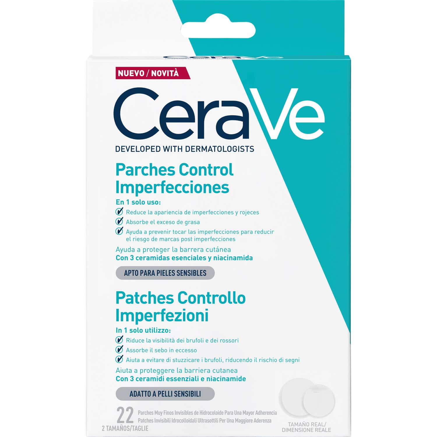 CeraVe Parches Control Imperfecciones 22 parches