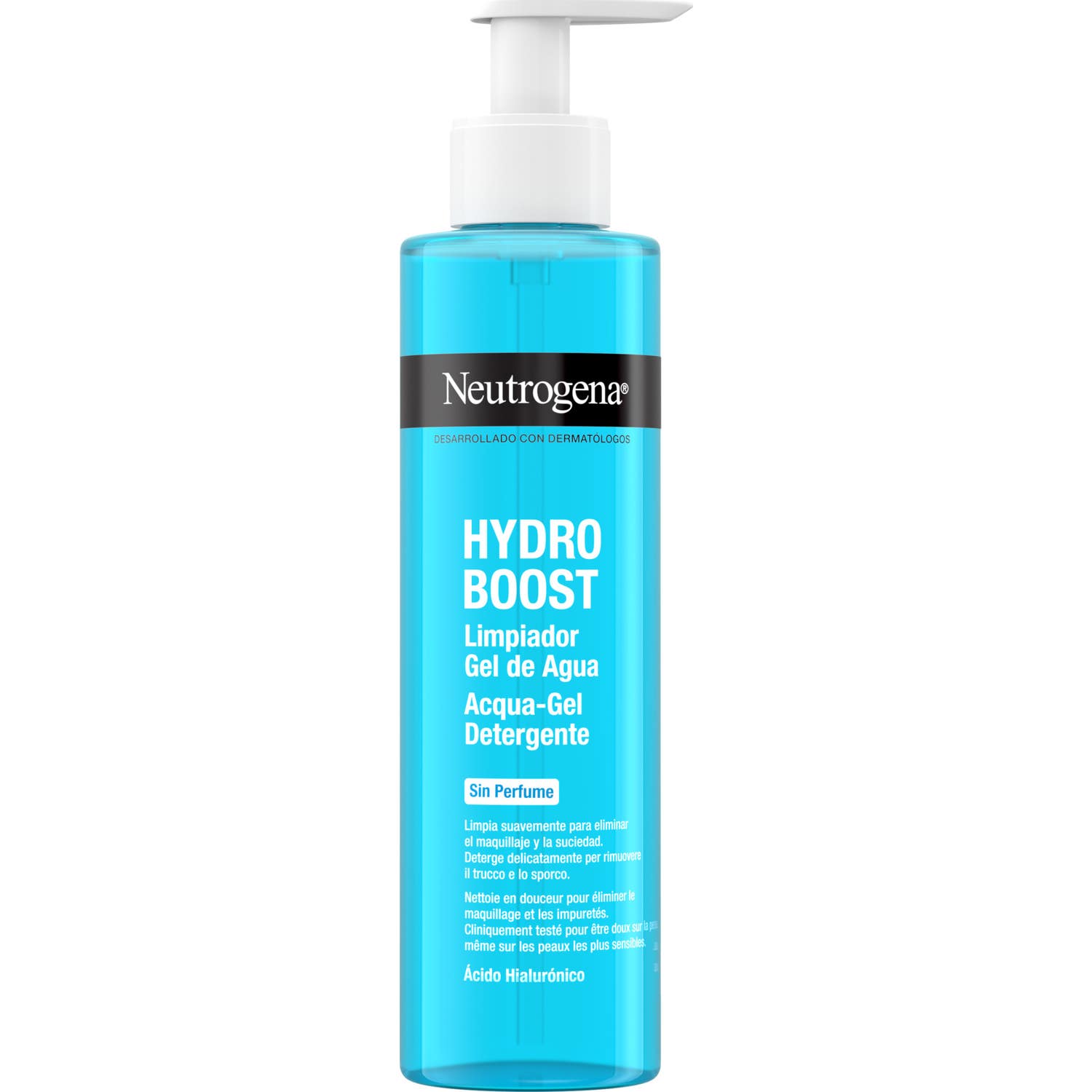 Neutrogena Hydro Boost Limpeza Facial Gel Água Sem Perfume 200ml
