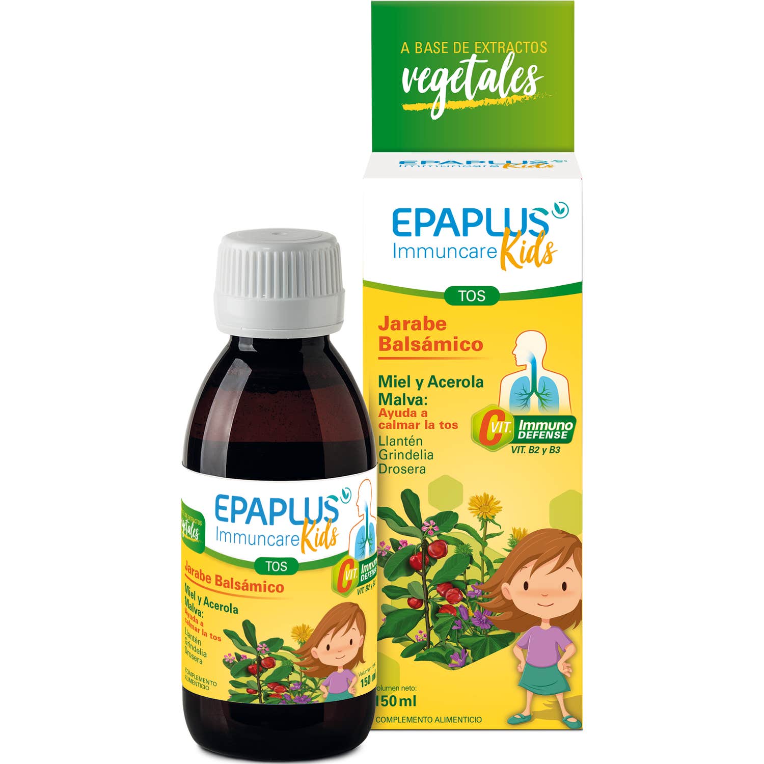 Epaplus Immuncare Tos Jarabe Balsámico Kids 150ml