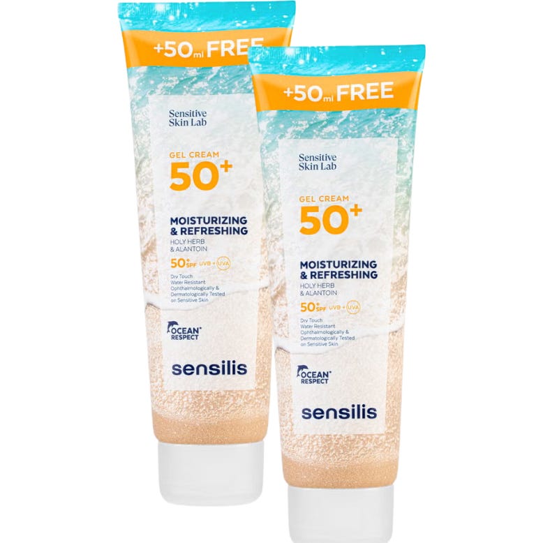 Sensilis Gel Cream 50+ SPF50+ 2x250 ml