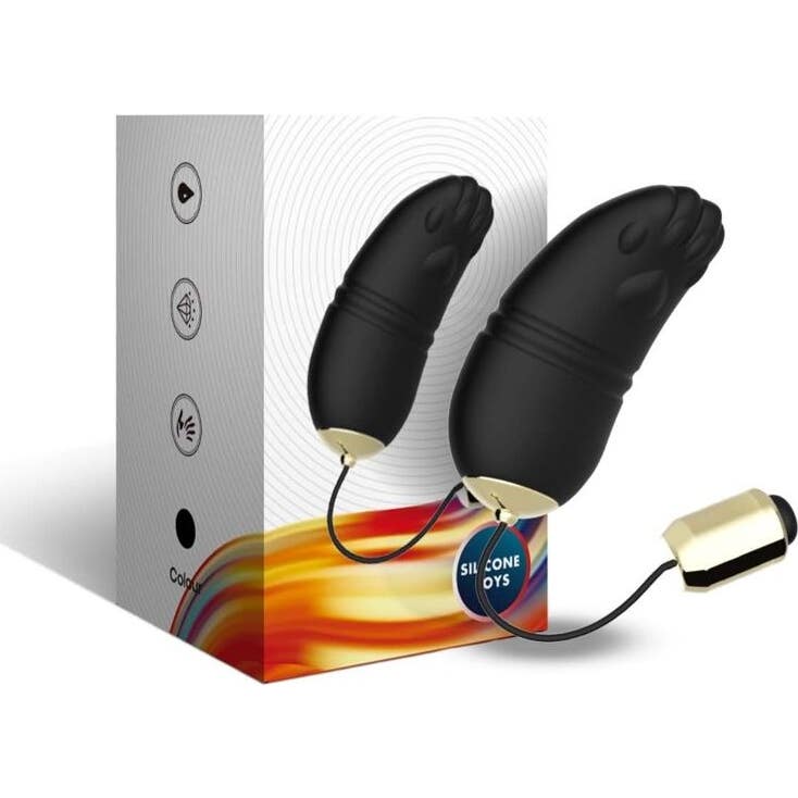 Armony Kitty Huevo Vibrador Punto G Control Remoto Negro 1ud