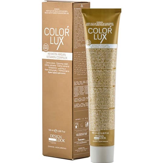 Design Look Color Lux Coloration 8.1 Rubio Claro Ceniza 100ml