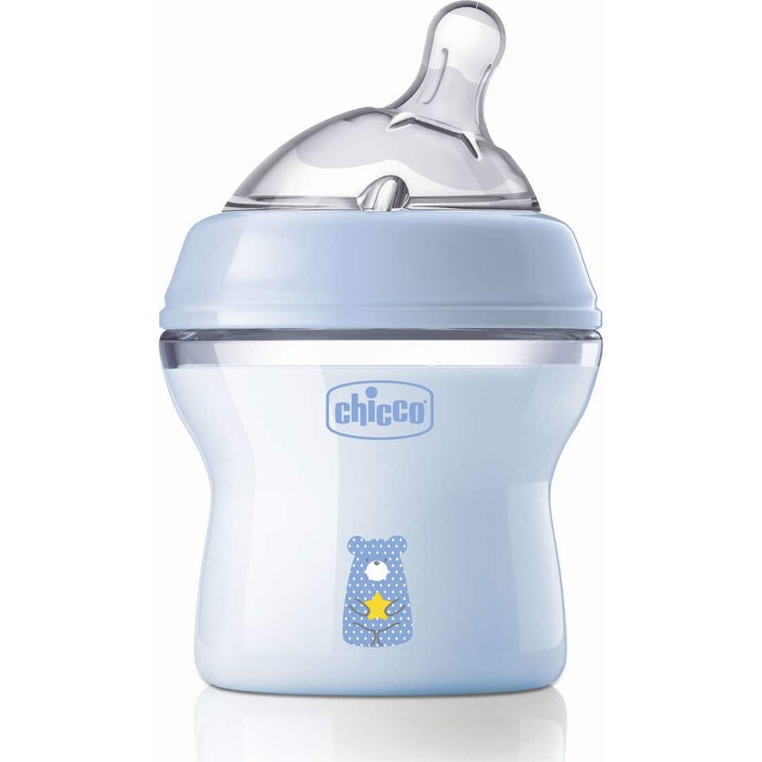 Chicco Biberón Natural Feeling 0M+ Azul 150ml