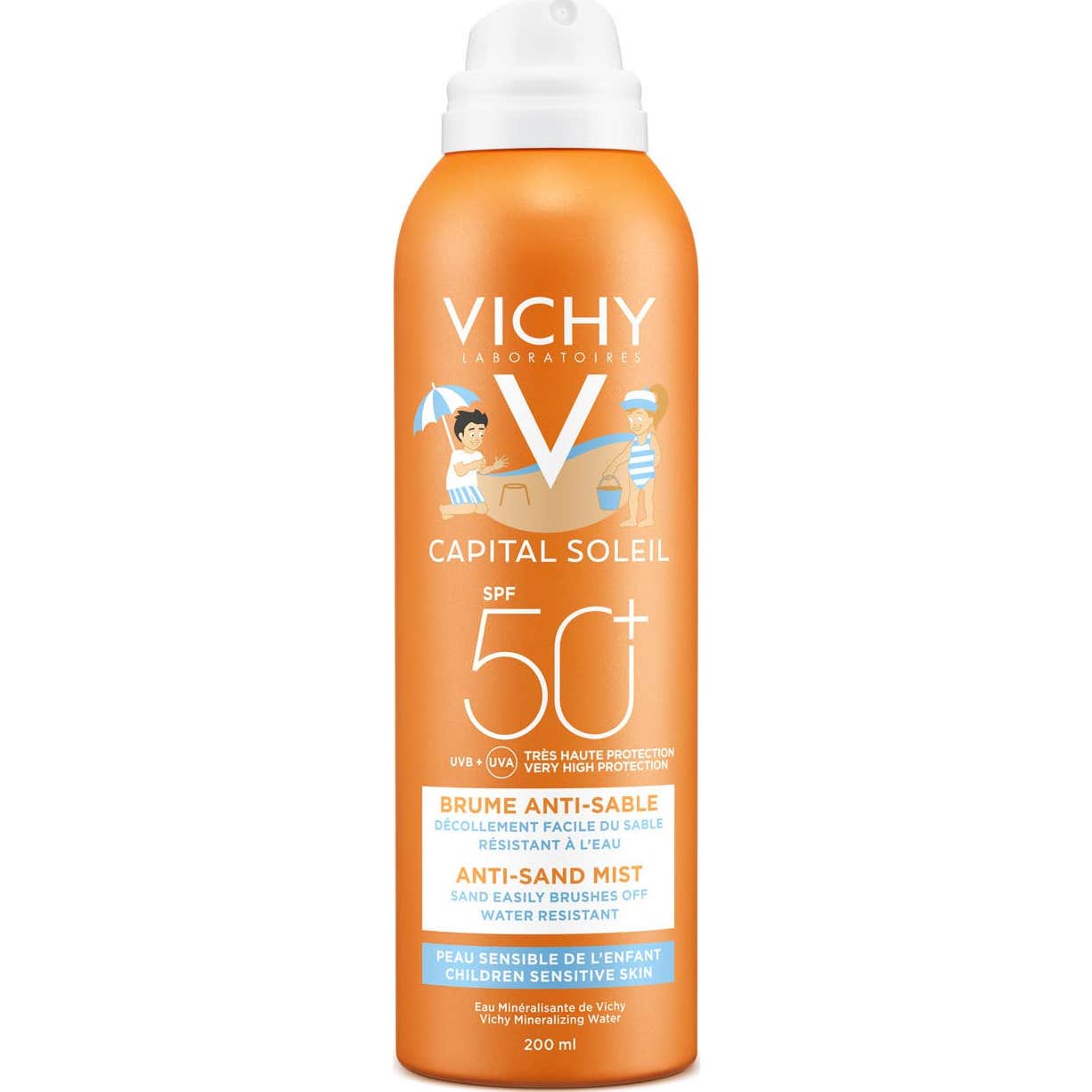 Vichy Capital Soleil Bruma Anti-arena para Niños SPF50+ 200ml
