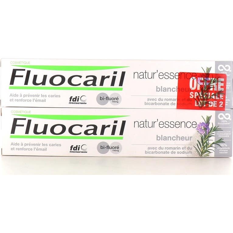 'Fluocaril Natur''Essence Pack de Pasta Dental Blanqueadora 2x75ml'