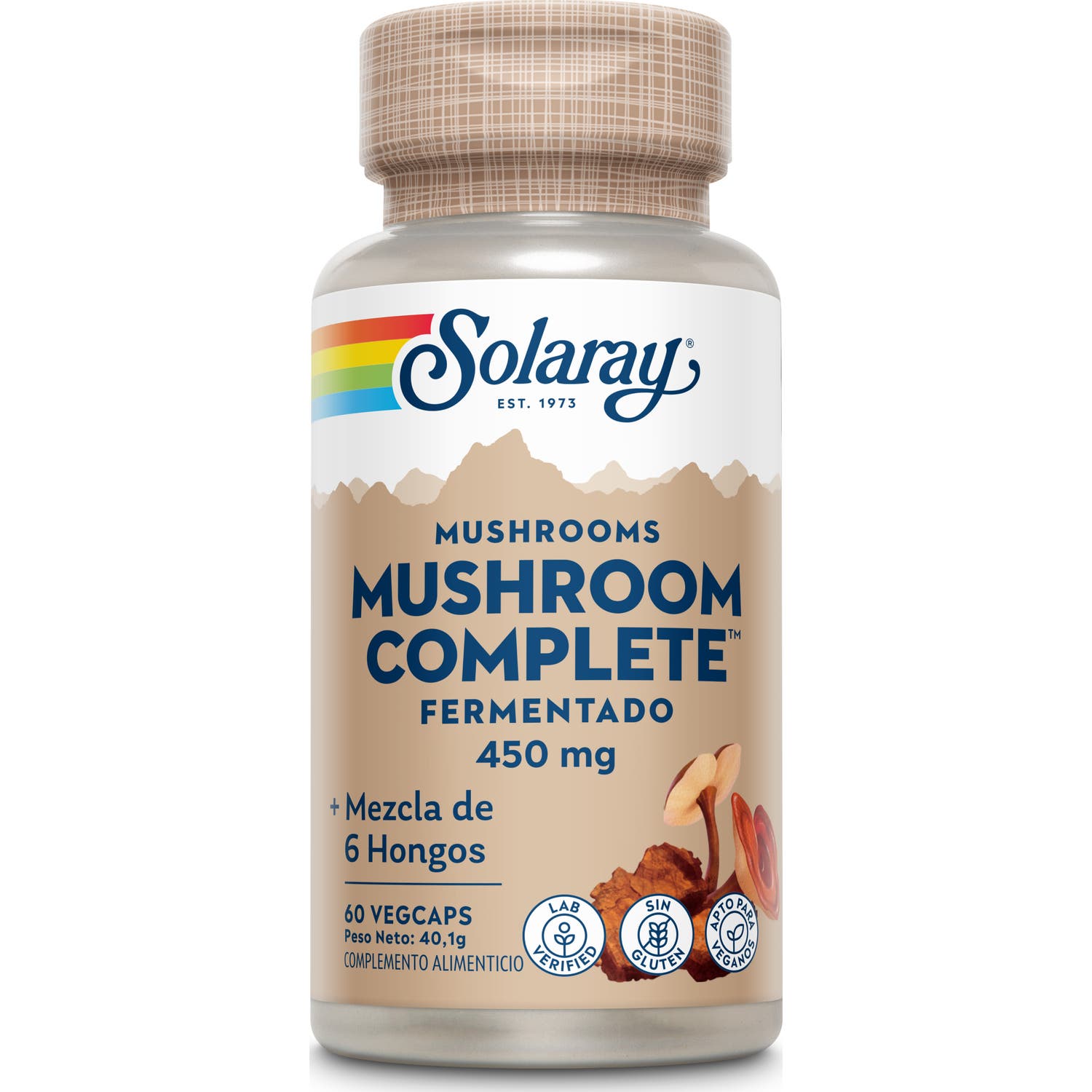Solaray Fermented Mushroom Complete 60 caps