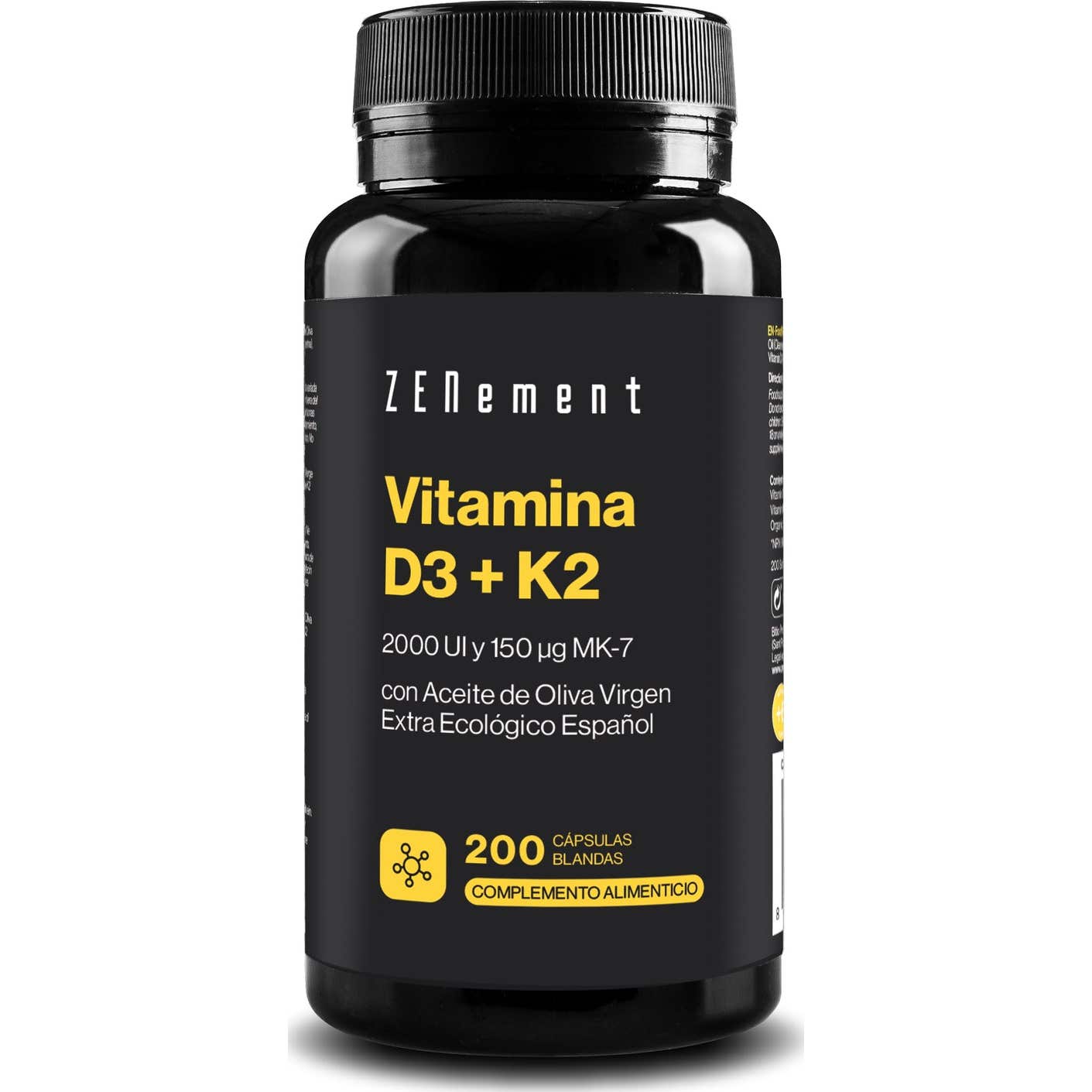 Zenement Vitamina D3 + K2 200 caps