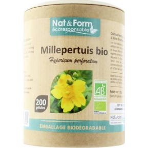 Nat&Form Nat & Form Eco Responsible St. John's Wort Organic 200 Caps