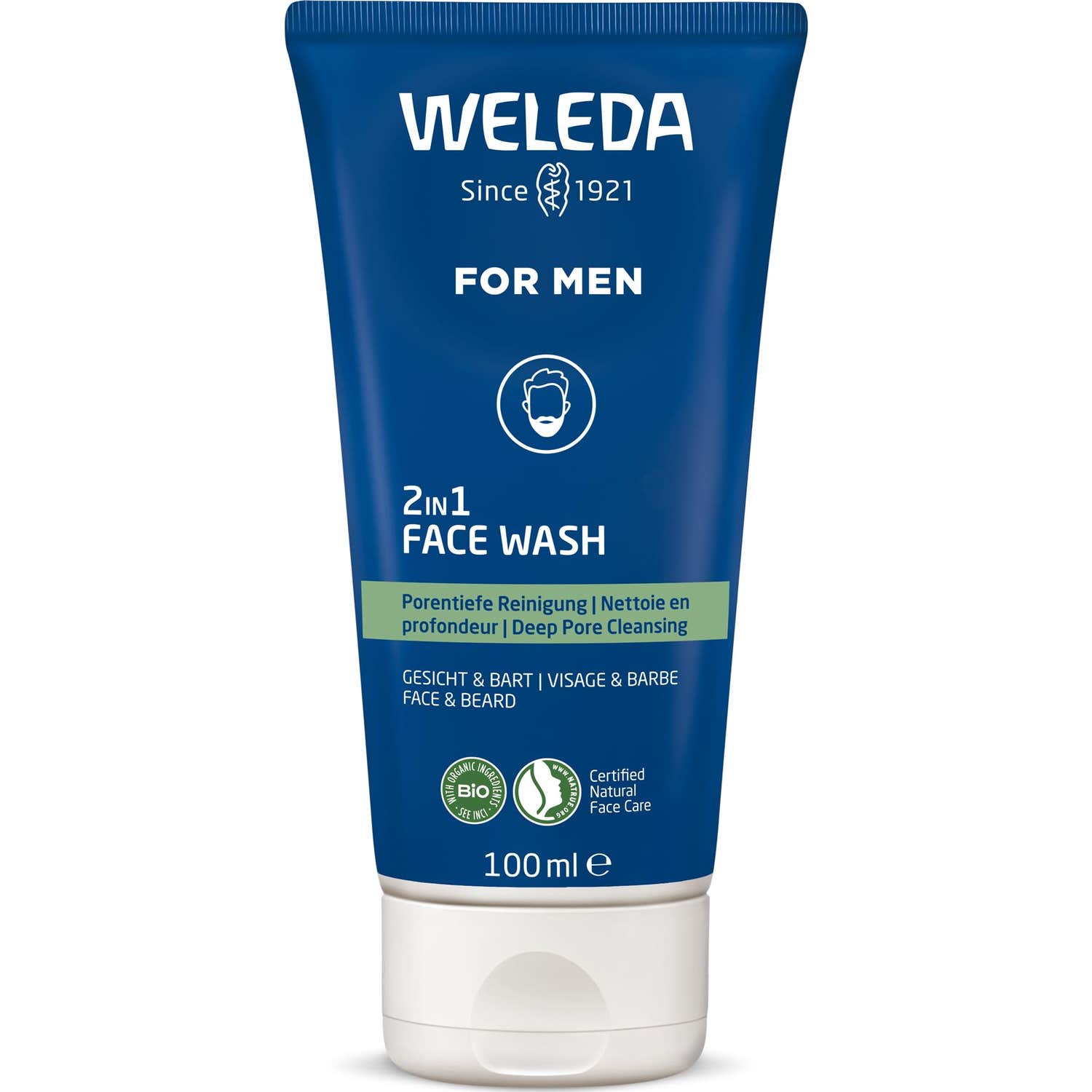 Weleda for Men Gel Limpiador Facial 2 en 1 100ml