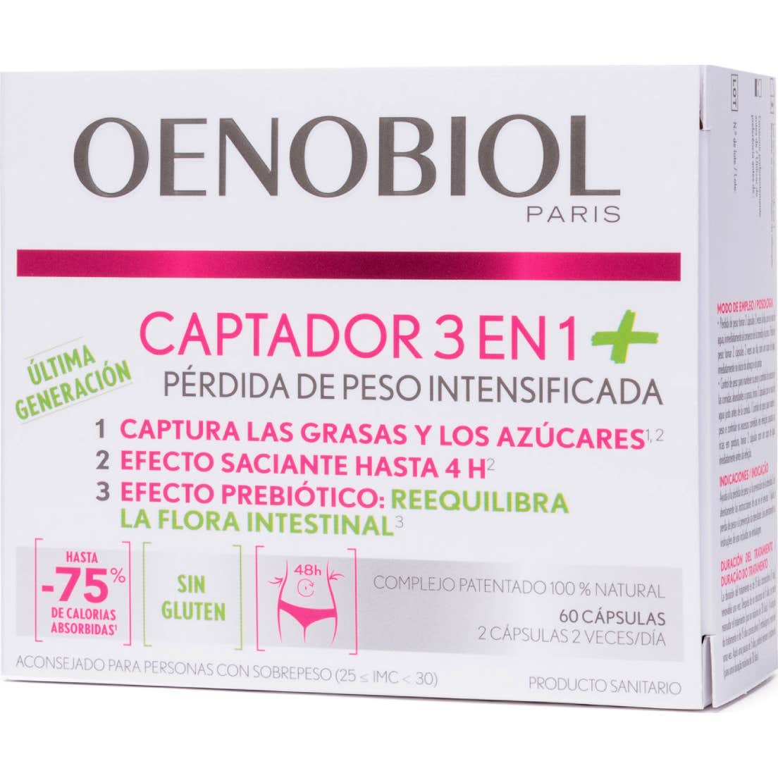 Oenobiol Captador 3en1 Plus 60caps