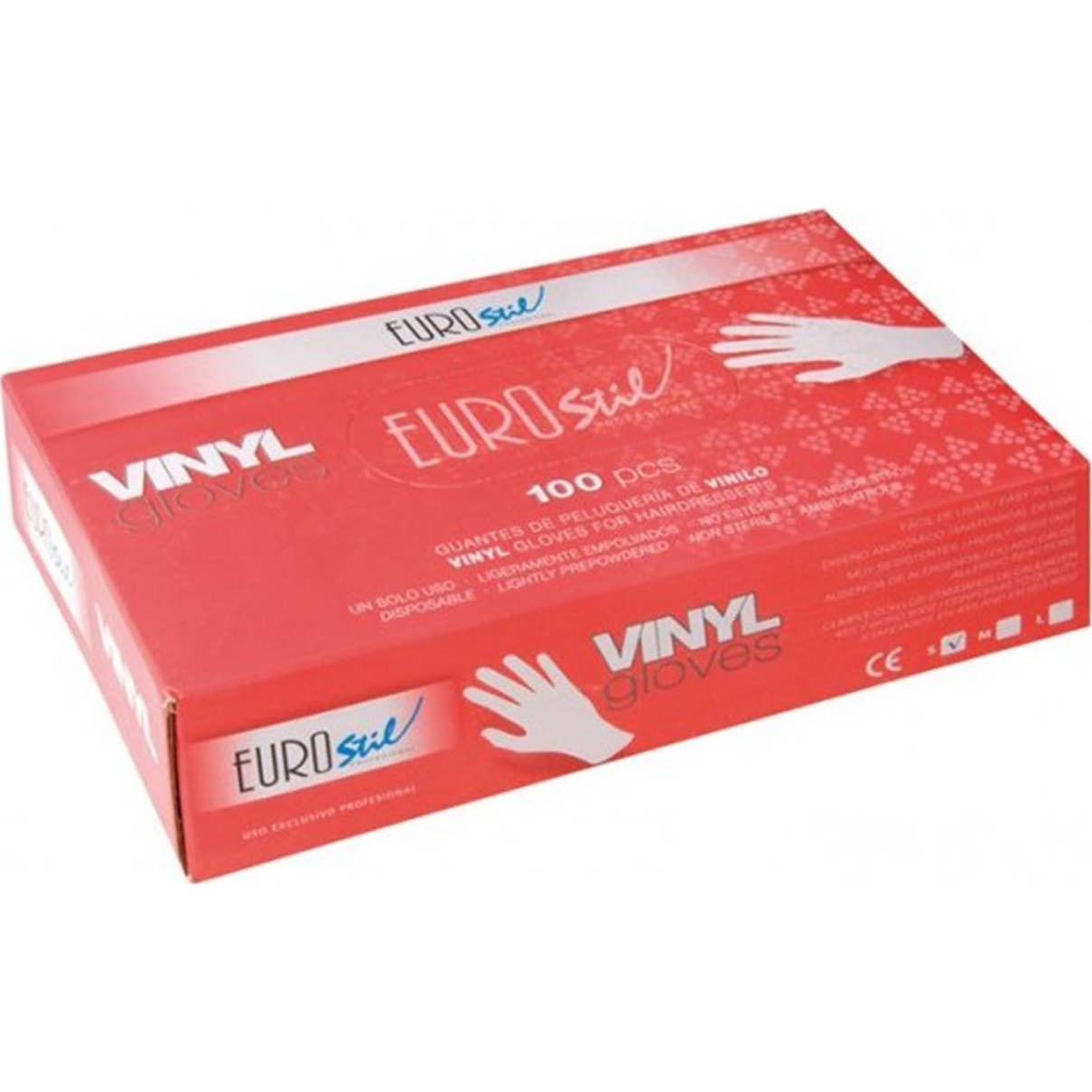 Eurostil Vinyl Guantes Mediano 100uds