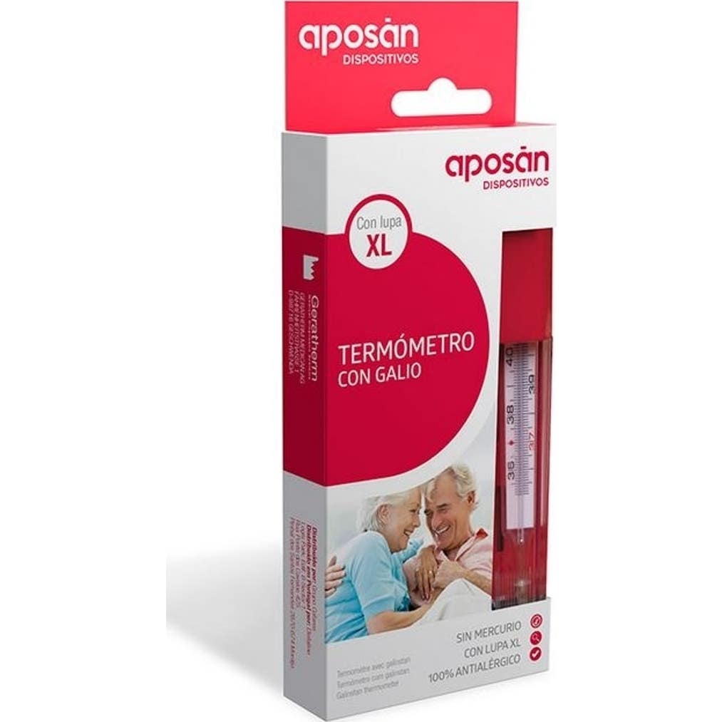 Aposán Termómetro con Galio con Lupa XL 1ud