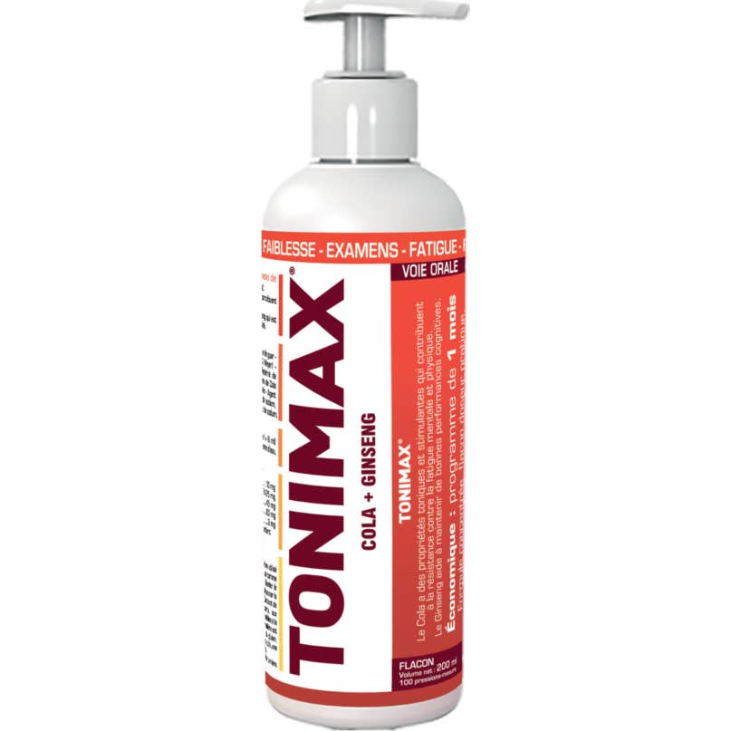 Dergam Tonimax Solution Orale Sans Glucose Energie 200ml