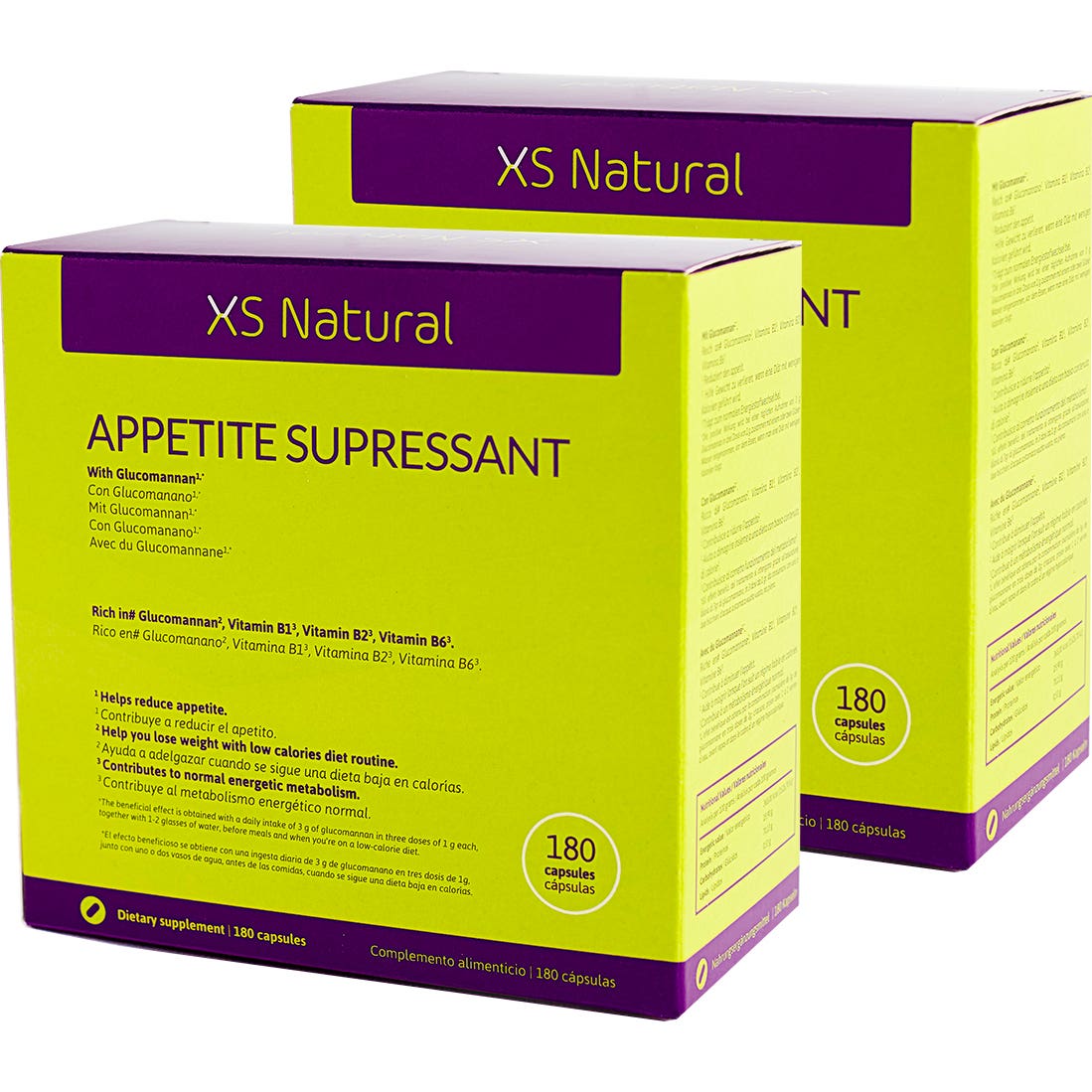 Xs Natural Appetite Supressant 2x180caps
