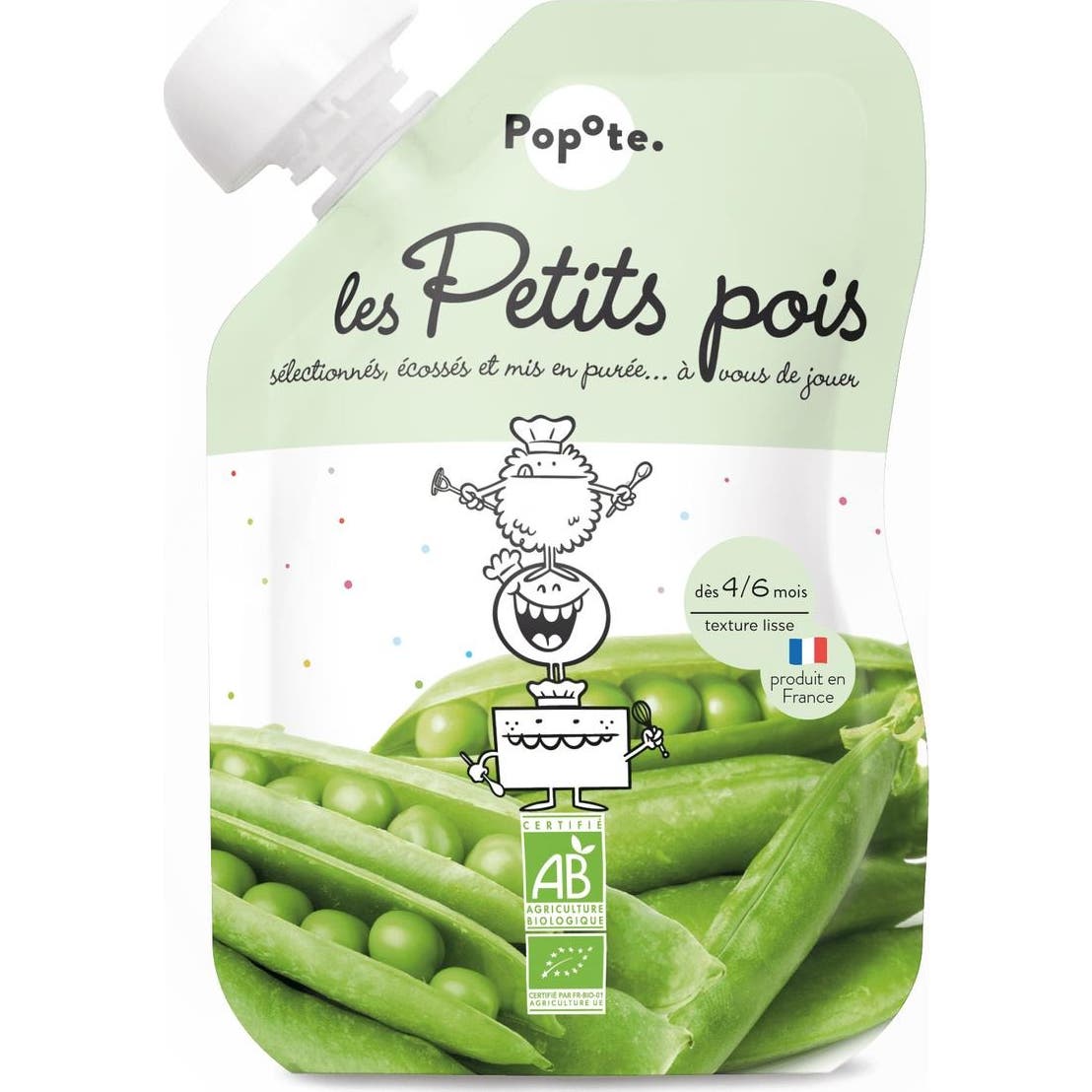 Popote Puré de Guisantes 120g