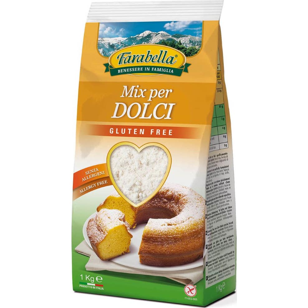 Farabella Harina Preparada Dulces sin Gluten Bio 1kg