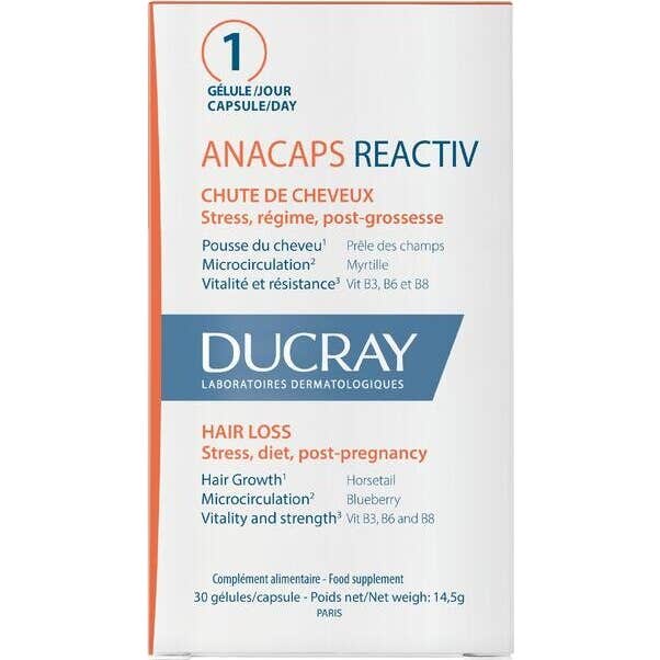 Ducray Anacaps Reactiv Caída del Cabello 30caps