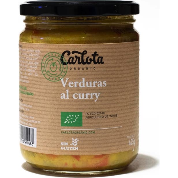 Carlota Organic Verduras Curry Bio Conserva 425 g