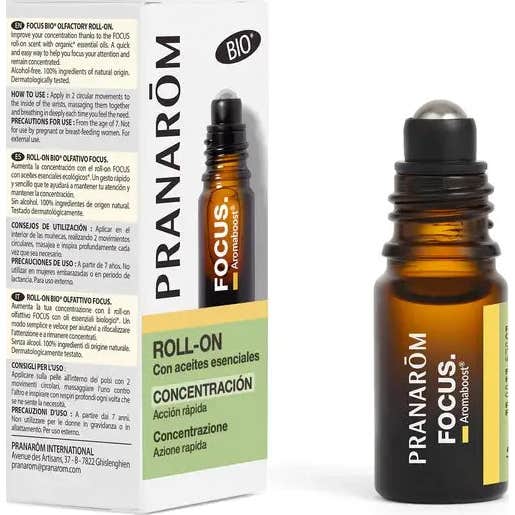 Pranarôm Aromaboost Focus Roll-On Bio 5Ml