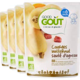 Good Got Small Ds 6 meses Butternut Squash &amp Lamb Saut Orgánico 190g