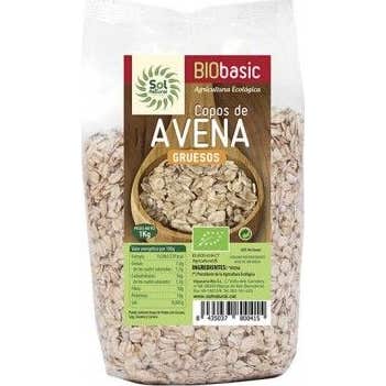 Sol Natural Copos Avena Grueso Sin Gluten Familiar Bio 1kg