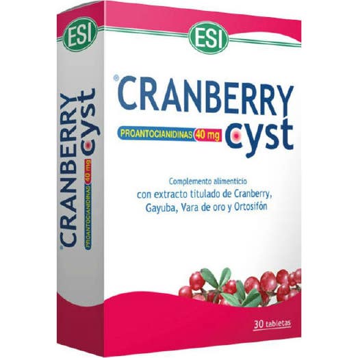 Esi Rojo/Oro Cranberry Cyst 30 Tabletas