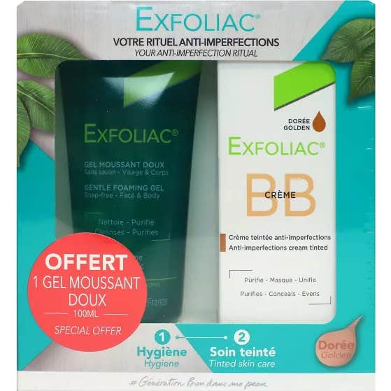 Exfoliac Set Votre Rituel Anti-Imperfections Tono Dorée